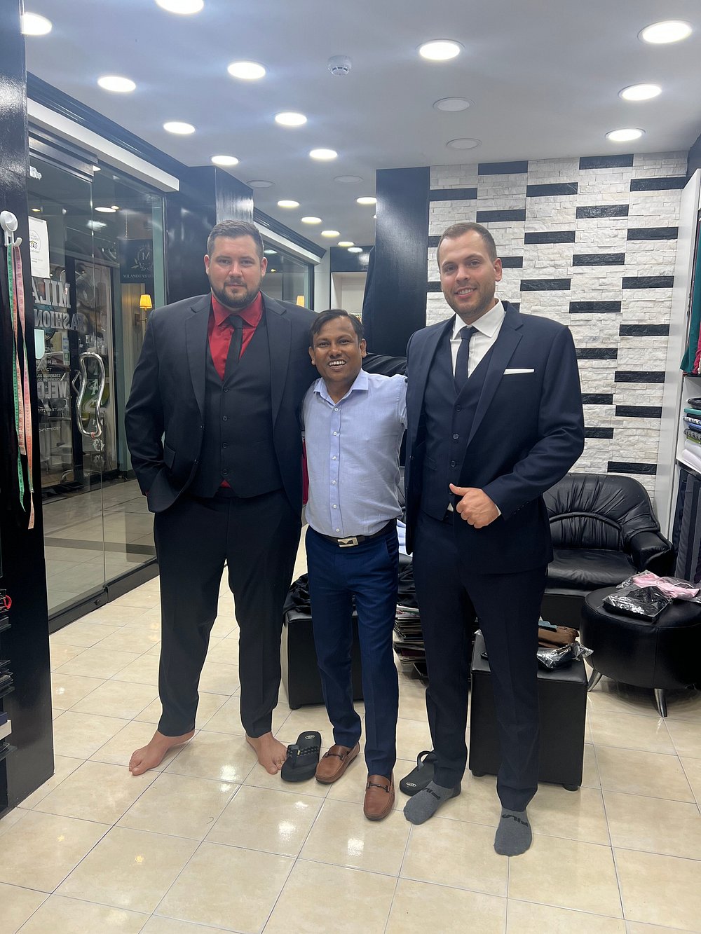 Client in business suit